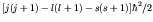 $[j(j+1) - l(l+1) - s(s+1)]\hbar^2/2$
